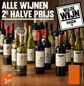 Aanbiedingen Arrogant frog chardonnay-viognier - Witte wijnen - Geldig van 06/03/2017 tot 12/03/2017 bij Gall & Gall