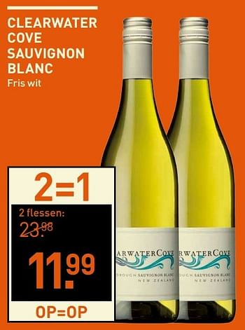 Aanbiedingen Clearwater cove sauvignon blanc - Witte wijnen - Geldig van 06/03/2017 tot 12/03/2017 bij Gall & Gall