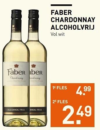 Aanbiedingen Faber chardonnay alcoholvrij vol wit - Witte wijnen - Geldig van 06/03/2017 tot 12/03/2017 bij Gall & Gall