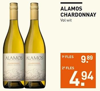 Aanbiedingen Alamos chardonnay vol wit - Witte wijnen - Geldig van 06/03/2017 tot 12/03/2017 bij Gall & Gall