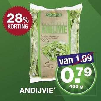 Aanbiedingen Andijvie - Huismerk - Aldi - Geldig van 13/03/2017 tot 18/03/2017 bij Aldi