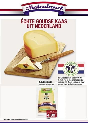 Aanbiedingen Goudse kaas - Huismerk - Aldi - Geldig van 13/03/2017 tot 18/03/2017 bij Aldi