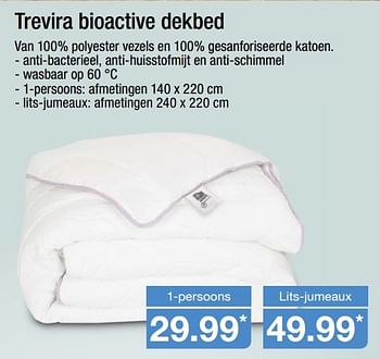 Aanbiedingen Trevira bioactive dekbed - Huismerk - Aldi - Geldig van 13/03/2017 tot 18/03/2017 bij Aldi