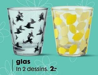 Aanbiedingen Glas - Huismerk - Hema - Geldig van 06/03/2017 tot 19/03/2017 bij Hema