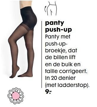 Aanbiedingen Panty push-up - Huismerk - Hema - Geldig van 06/03/2017 tot 19/03/2017 bij Hema