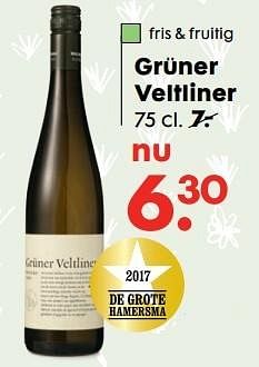 Aanbiedingen Grüner veltliner - Witte wijnen - Geldig van 06/03/2017 tot 19/03/2017 bij Hema