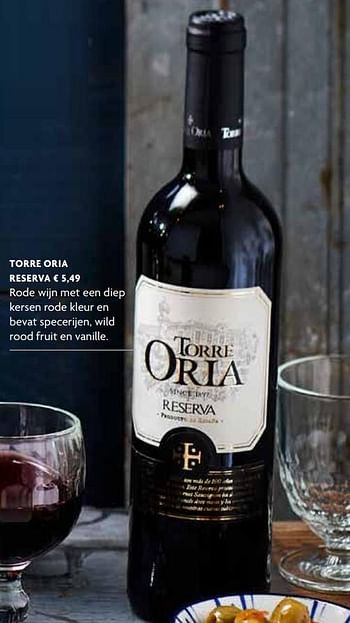 Aanbiedingen Torre oria reserva - Rode wijnen - Geldig van 23/02/2017 tot 31/03/2017 bij Deka Markt