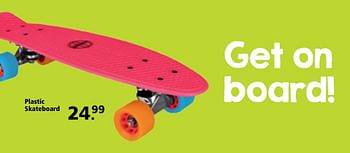 Aanbiedingen Plastic skateboard - Huismerk - Bart Smit - Geldig van 06/03/2017 tot 19/03/2017 bij Bart Smit