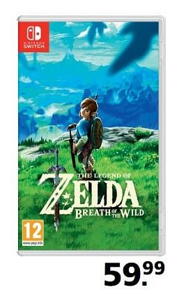 Aanbiedingen Zelda breath of the wild - Nintendo - Geldig van 06/03/2017 tot 19/03/2017 bij Bart Smit