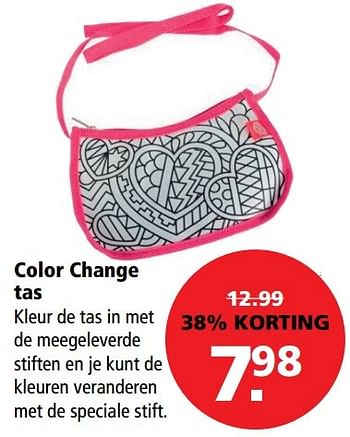 Aanbiedingen Color change tas - Huismerk - Bart Smit - Geldig van 06/03/2017 tot 19/03/2017 bij Bart Smit
