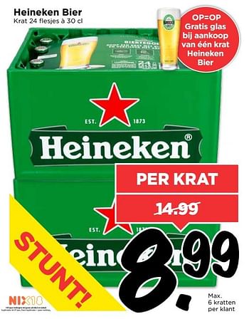 Aanbiedingen Heineken bier - Heineken - Geldig van 12/03/2017 tot 18/03/2017 bij Vomar