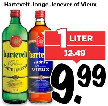 Aanbiedingen Hartevelt jonge jenever of vieux - Hartevelt - Geldig van 12/03/2017 tot 18/03/2017 bij Vomar