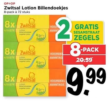 Aanbiedingen Zwitsal lotion billendoekjes - Zwitsal - Geldig van 12/03/2017 tot 18/03/2017 bij Vomar