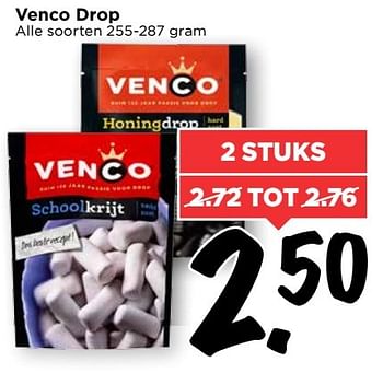 Aanbiedingen Venco drop - Venco - Geldig van 12/03/2017 tot 18/03/2017 bij Vomar