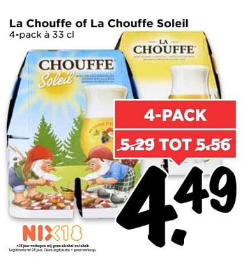 Aanbiedingen La chouffe of la chouffe soleil - Chouffe - Geldig van 12/03/2017 tot 18/03/2017 bij Vomar