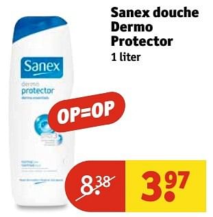 Aanbiedingen Sanex douche dermo protector - Sanex - Geldig van 14/03/2017 tot 19/03/2017 bij Kruidvat