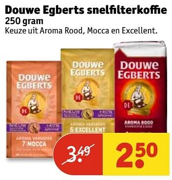 Aanbiedingen Douwe egberts snelfilterkoffie - Douwe Egberts - Geldig van 14/03/2017 tot 19/03/2017 bij Kruidvat