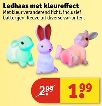 Aanbiedingen Ledhaas met kleureffect - Huismerk - Kruidvat - Geldig van 14/03/2017 tot 19/03/2017 bij Kruidvat