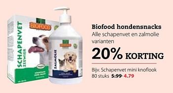 Aanbiedingen Biofood hondensnacks - Biofood - Geldig van 06/03/2017 tot 19/03/2017 bij Pets Place
