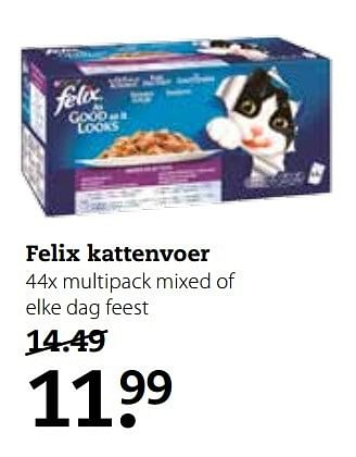Aanbiedingen Felix kattenvoer - Felix - Geldig van 06/03/2017 tot 19/03/2017 bij Pets Place