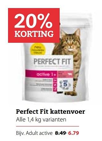 Aanbiedingen Perfect fit kattenvoer - Perfect Fit  - Geldig van 06/03/2017 tot 19/03/2017 bij Pets Place