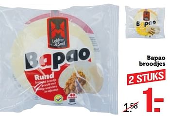Aanbiedingen Bapao broodjes - Huismerk - Coop - Geldig van 13/03/2017 tot 19/03/2017 bij Coop