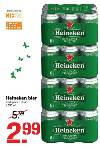 Aanbiedingen Heineken bier - Heineken - Geldig van 13/03/2017 tot 19/03/2017 bij Coop