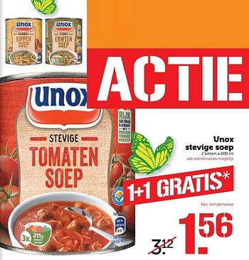Aanbiedingen Unox stevige soep - Unox - Geldig van 13/03/2017 tot 19/03/2017 bij Coop