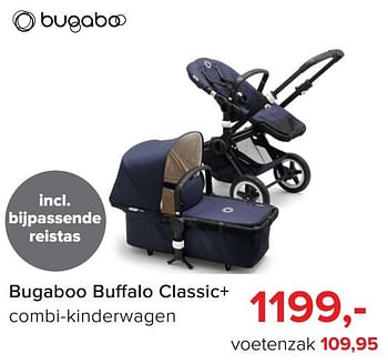Aanbiedingen Bugaboo buffalo classic+ combi-kinderwagen - Bugaboo - Geldig van 06/03/2017 tot 02/04/2017 bij Baby-Dump