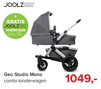 Aanbiedingen Geo studio mono combi-kinderwagen - Joolz - Geldig van 06/03/2017 tot 02/04/2017 bij Baby-Dump