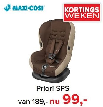 Aanbiedingen Priori sps - Maxi-cosi - Geldig van 06/03/2017 tot 02/04/2017 bij Baby-Dump
