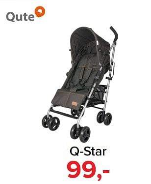 Aanbiedingen Q-star - Qute  - Geldig van 06/03/2017 tot 02/04/2017 bij Baby-Dump