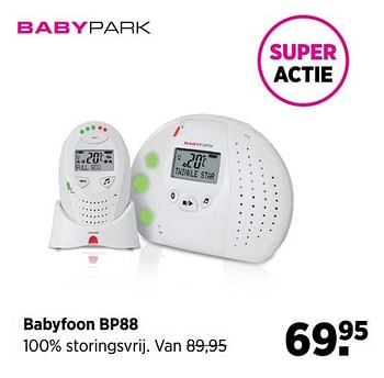 Aanbiedingen Babyfoon bp88 - Huismerk - Babypark - Geldig van 24/02/2017 tot 20/03/2017 bij Babypark