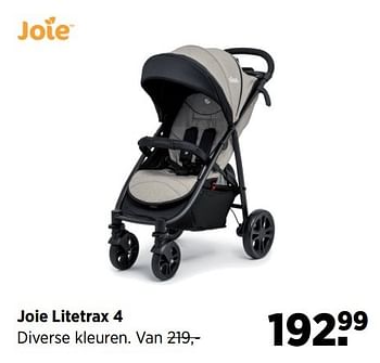 Aanbiedingen Joie litetrax 4 - Joie - Geldig van 24/02/2017 tot 20/03/2017 bij Babypark