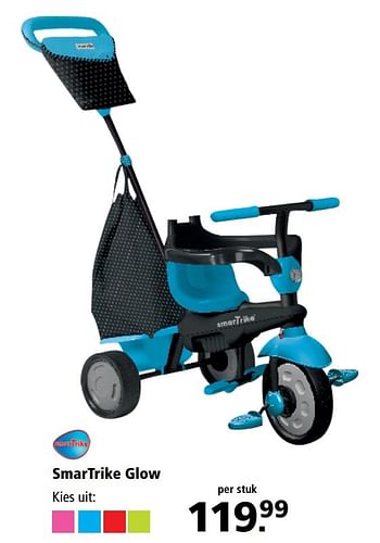 Aanbiedingen Smartrike glow - Smartrike - Geldig van 06/03/2017 tot 19/03/2017 bij Intertoys