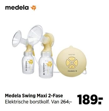 Aanbiedingen Medela swing maxi 2-fase - Medela - Geldig van 24/02/2017 tot 20/03/2017 bij Babypark