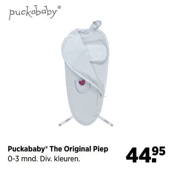 Aanbiedingen Puckababy the original piep - Puckababy - Geldig van 24/02/2017 tot 20/03/2017 bij Babypark
