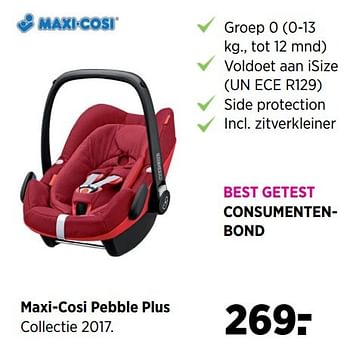 Aanbiedingen Maxi-cosi pebble plus - Maxi-cosi - Geldig van 24/02/2017 tot 20/03/2017 bij Babypark