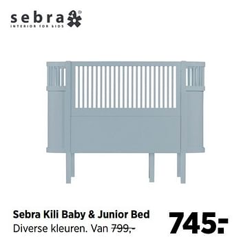 Aanbiedingen Sebra kili baby + junior bed - Huismerk - Babypark - Geldig van 24/02/2017 tot 20/03/2017 bij Babypark