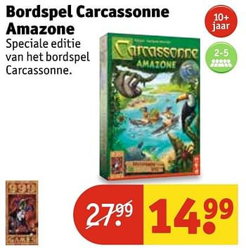 Aanbiedingen Bordspel carcassonne amazone - 999games - Geldig van 07/03/2017 tot 19/03/2017 bij Kruidvat
