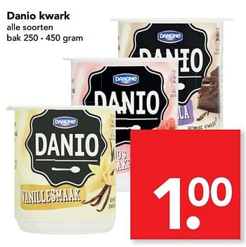 Aanbiedingen Danio kwark - Danio - Geldig van 12/03/2017 tot 18/03/2017 bij Deen Supermarkten