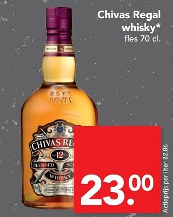 Aanbiedingen Chivas regal whisky - Chivas Regal - Geldig van 12/03/2017 tot 18/03/2017 bij Deen Supermarkten