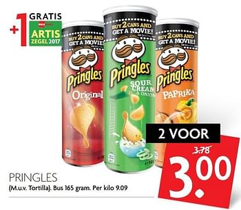 Aanbiedingen Pringles - Pringles - Geldig van 12/03/2017 tot 18/03/2017 bij Deka Markt