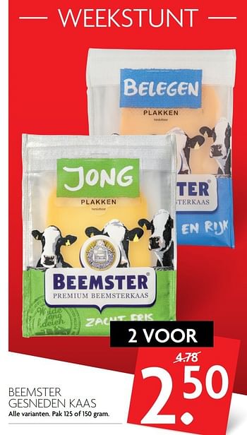 Aanbiedingen Beemster gesneden kaas - Beemster - Geldig van 12/03/2017 tot 18/03/2017 bij Deka Markt