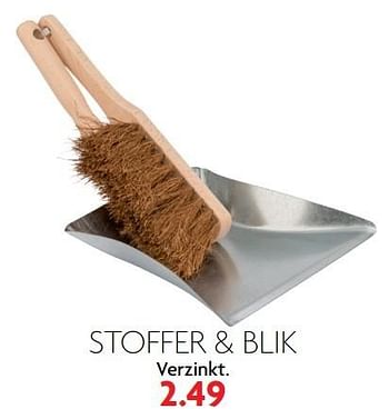 Aanbiedingen Stoffer + blik - Huismerk - Deka Markt - Geldig van 12/03/2017 tot 18/03/2017 bij Deka Markt