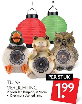 Aanbiedingen Tuinverlichting - Huismerk - Deka Markt - Geldig van 12/03/2017 tot 18/03/2017 bij Deka Markt