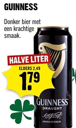 Aanbiedingen Guinness - Guinness - Geldig van 12/03/2017 tot 18/03/2017 bij Dirk III