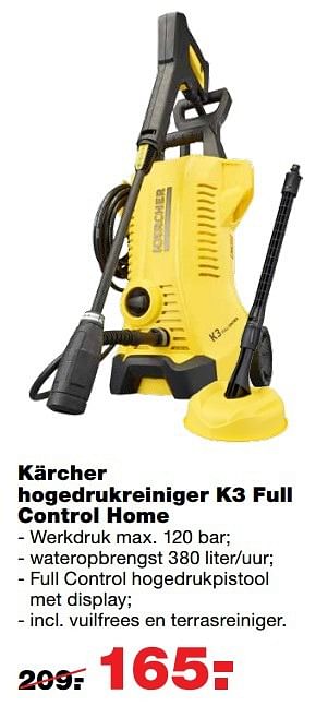 Aanbiedingen Kärcher hogedrukreiniger k3 full control home - Kärcher - Geldig van 13/03/2017 tot 19/03/2017 bij Praxis