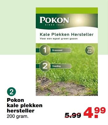 Aanbiedingen Pokon kale plekken hersteller - Pokon - Geldig van 13/03/2017 tot 19/03/2017 bij Praxis