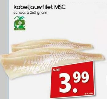Aanbiedingen Kabeljauwfilet msc - Huismerk - Agrimarkt - Geldig van 13/03/2017 tot 19/03/2017 bij Agrimarkt